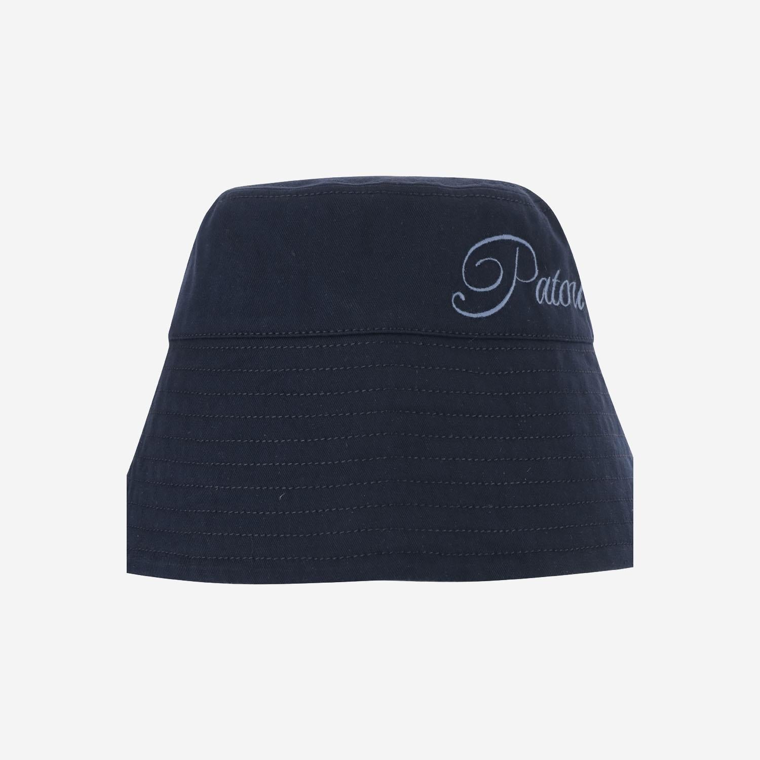 Patou AC1010214 Cotton Bucket Hat — Navy, view 2