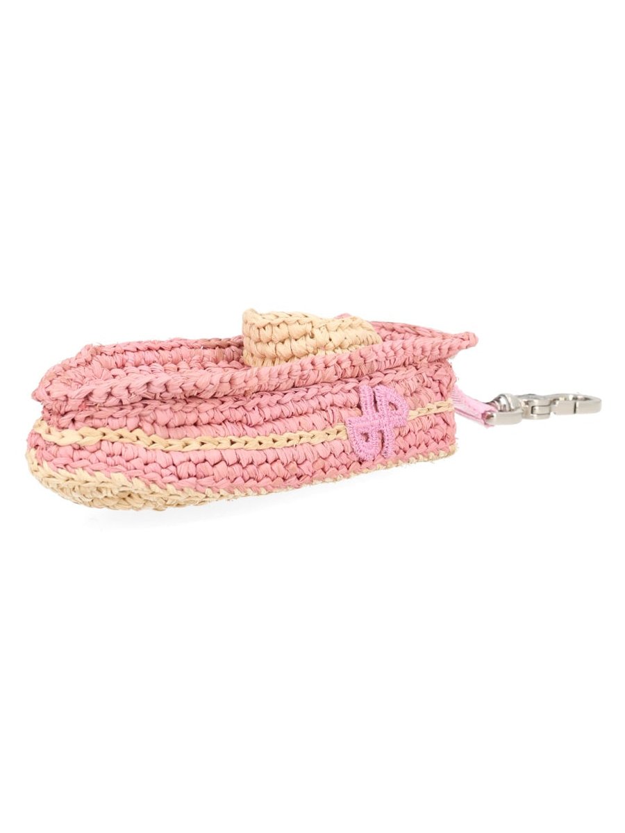 Patou Boat Bag Charm — Pink by Patou