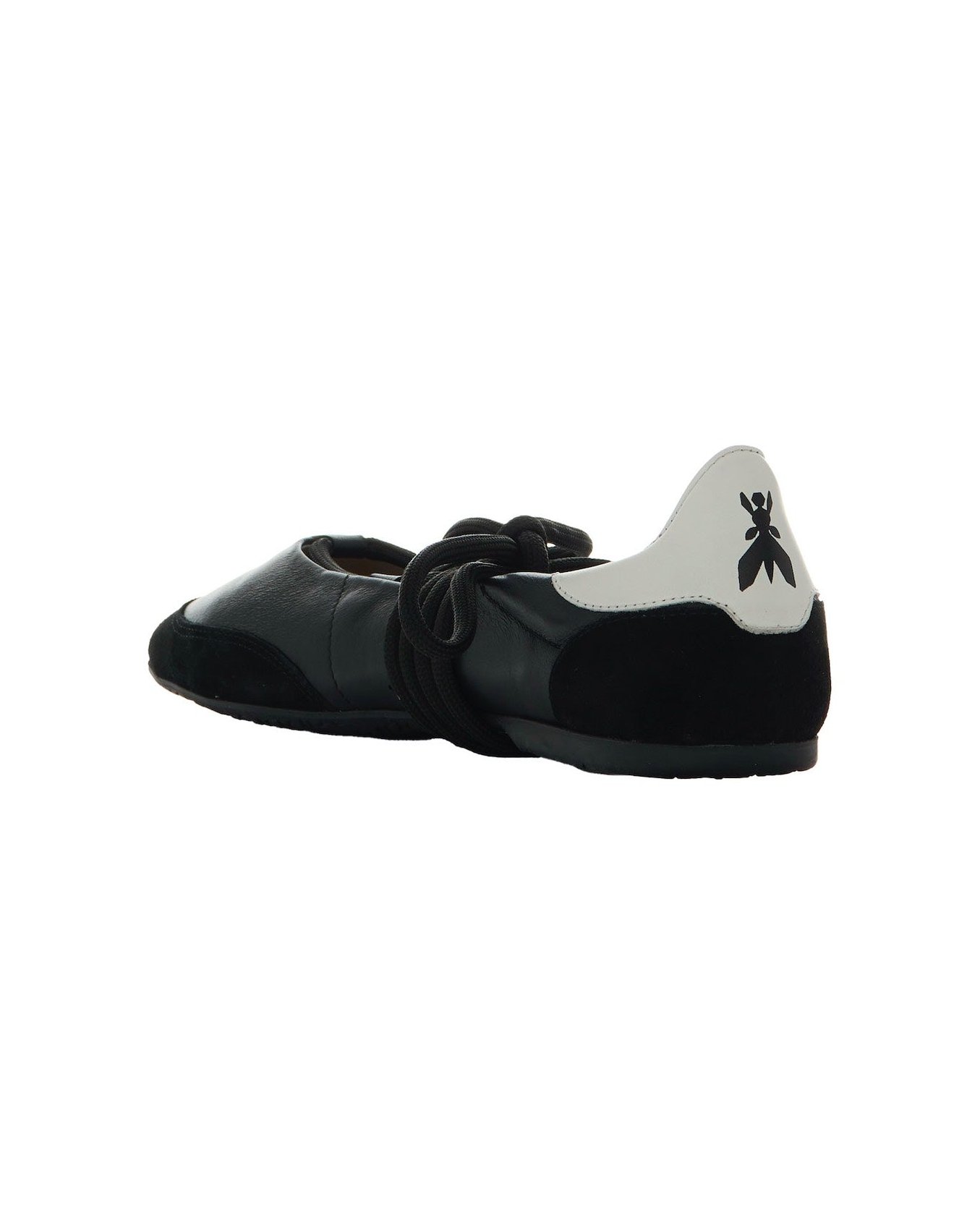 Patrizia Pepe Dancing Skin Ballet Flat — Black, view 2