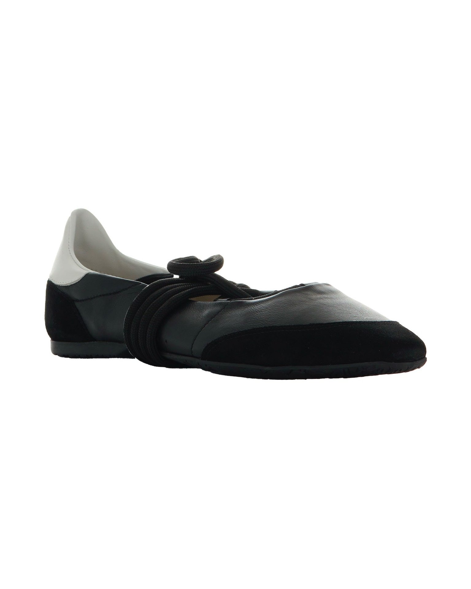 Patrizia Pepe Dancing Skin Ballet Flat — Black, view 3