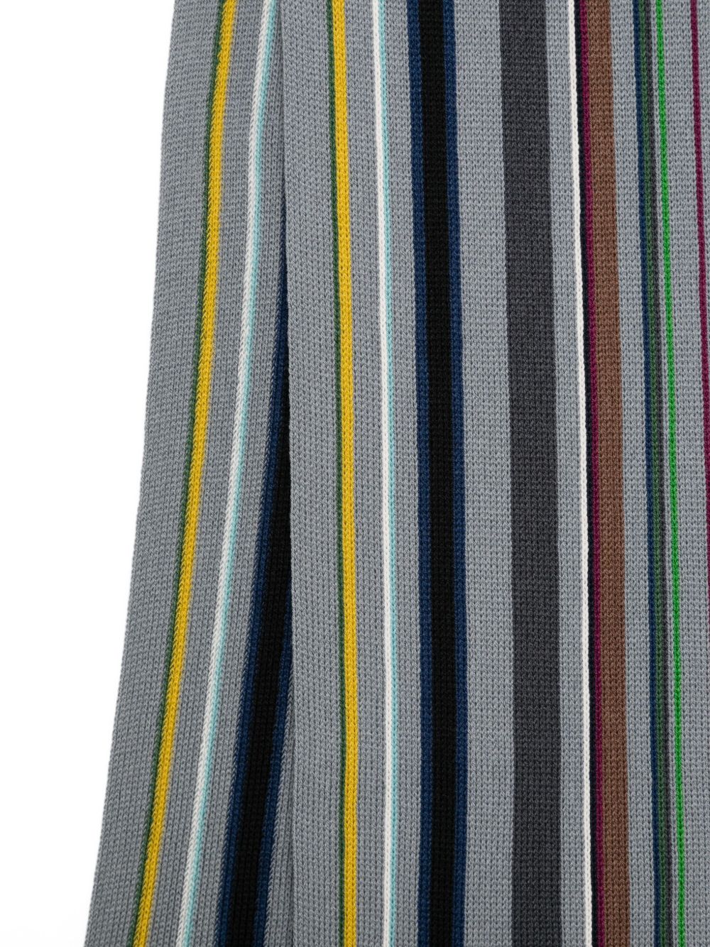 Paul Smith Striped Scarf — Grey, view 2