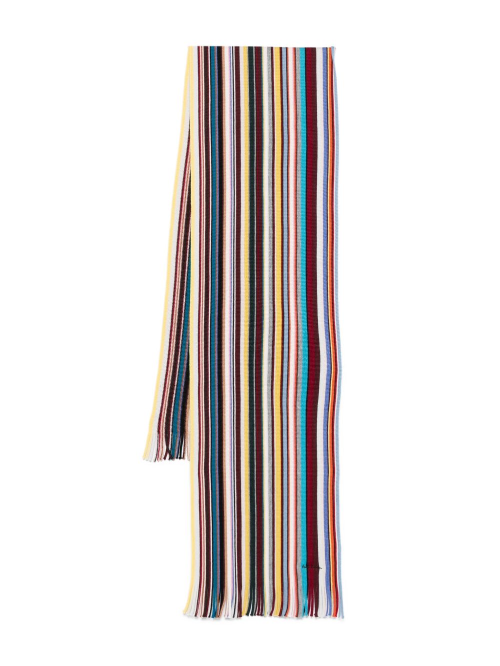 Paul Smith Striped Wool Scarf — Multicolor by Paul Smith