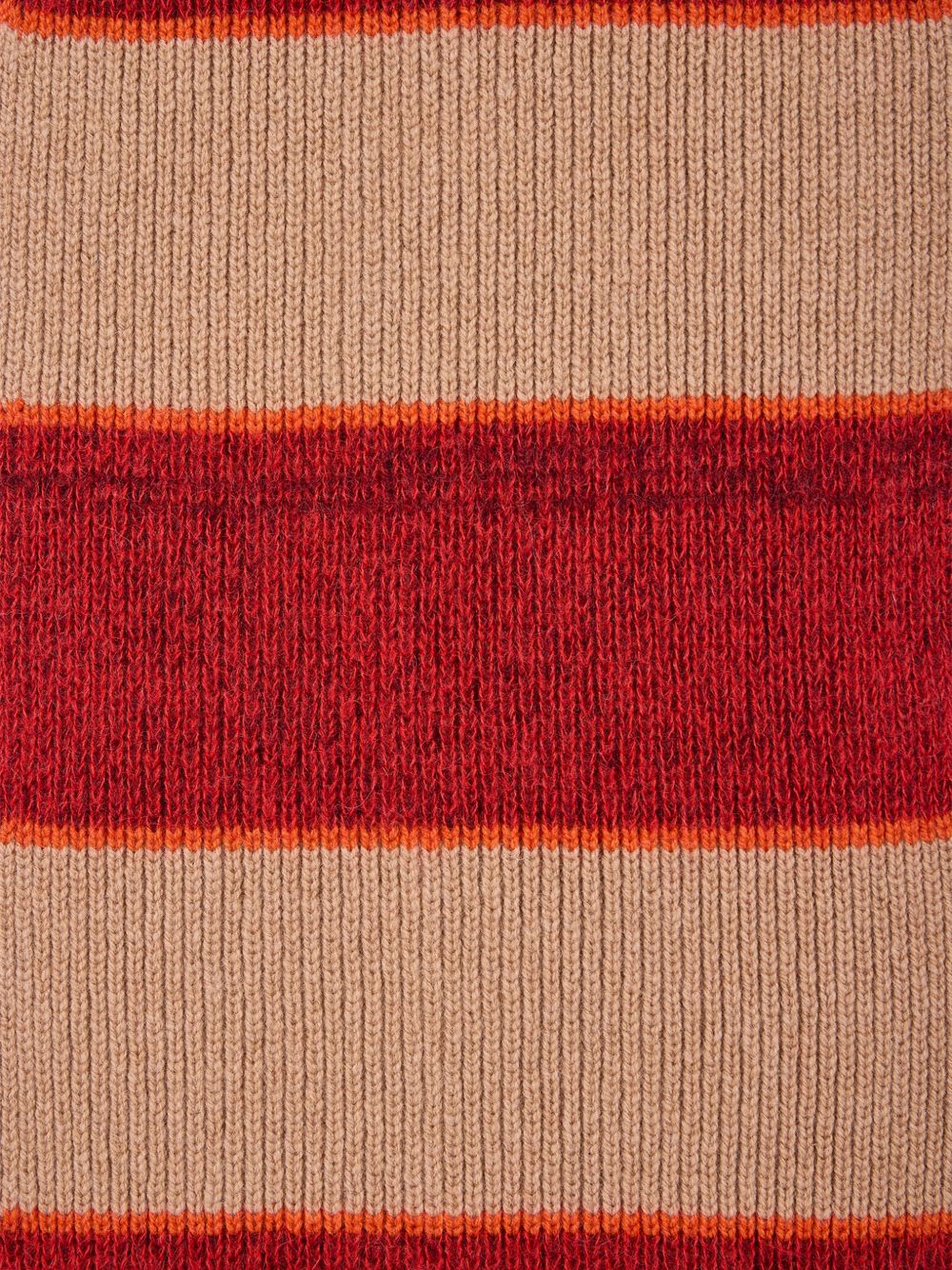 Paul Smith Striped Wool Scarf — Red, view 4