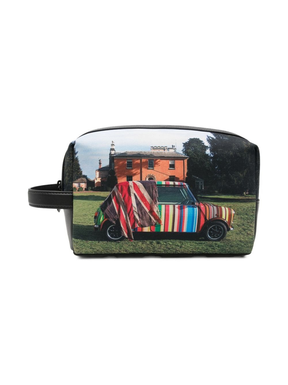 Paul Smith Graphic Print Travel Wallet — black by Paul Smith