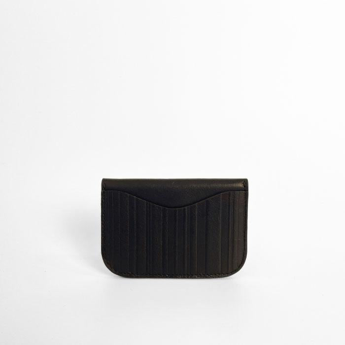 Paul Smith Striped Leather Flap Wallet — Brown, view 2