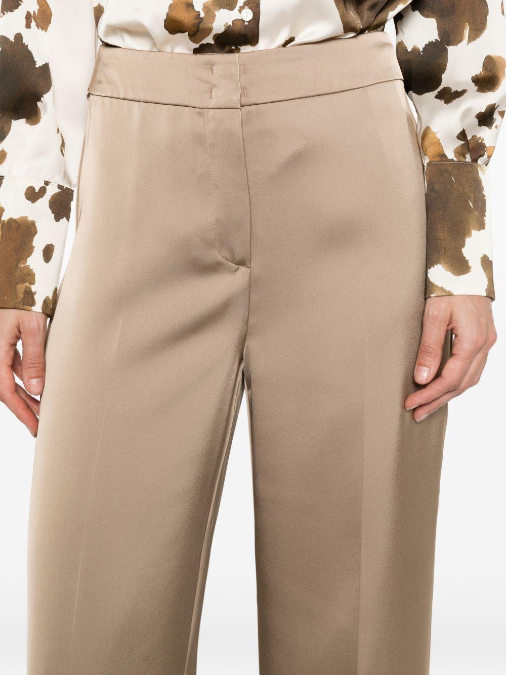 Pennyblack High-Waist Straight-Leg Trousers — Beige, view 2