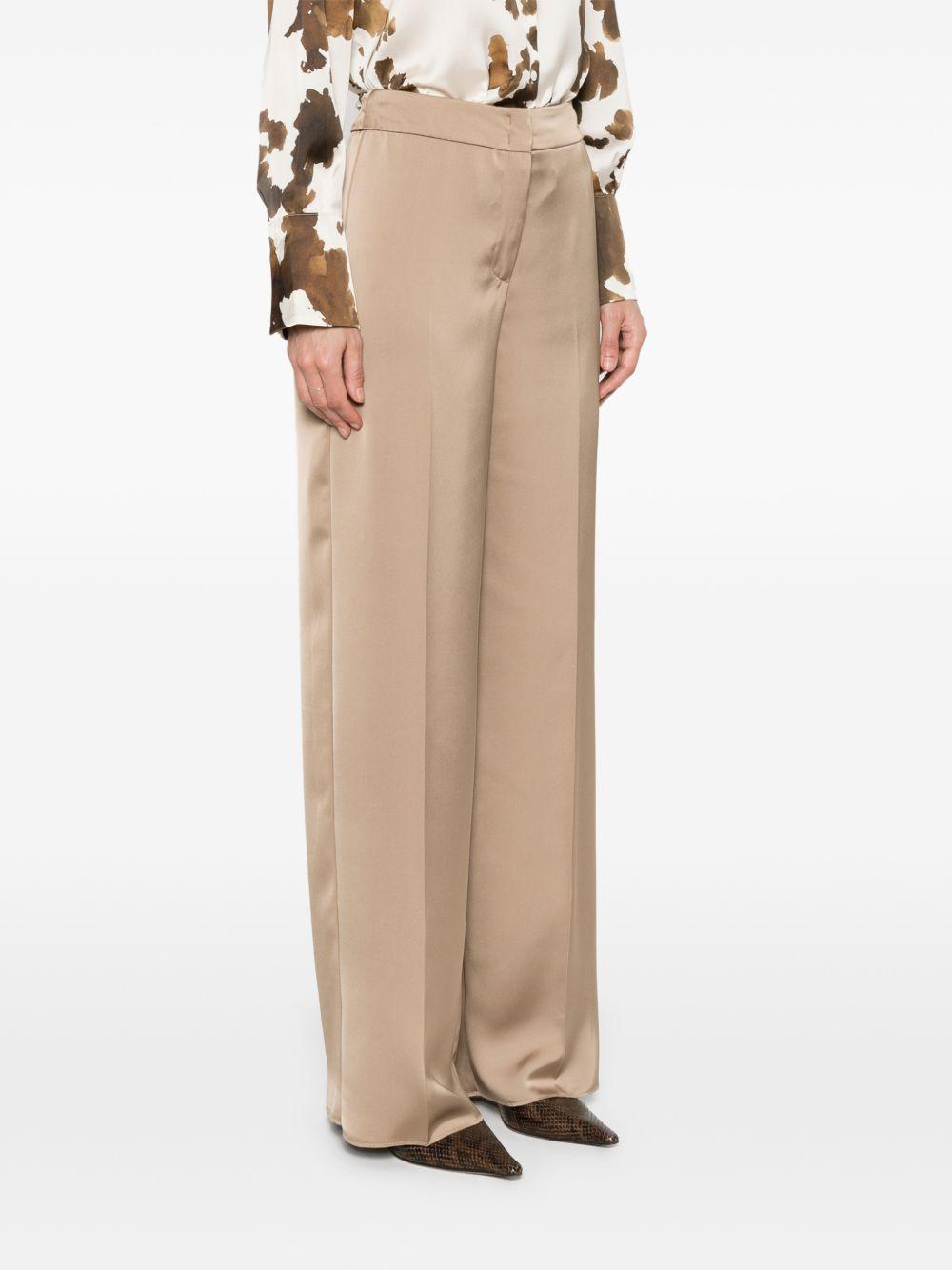 Pennyblack High-Waist Straight-Leg Trousers — Beige, view 3