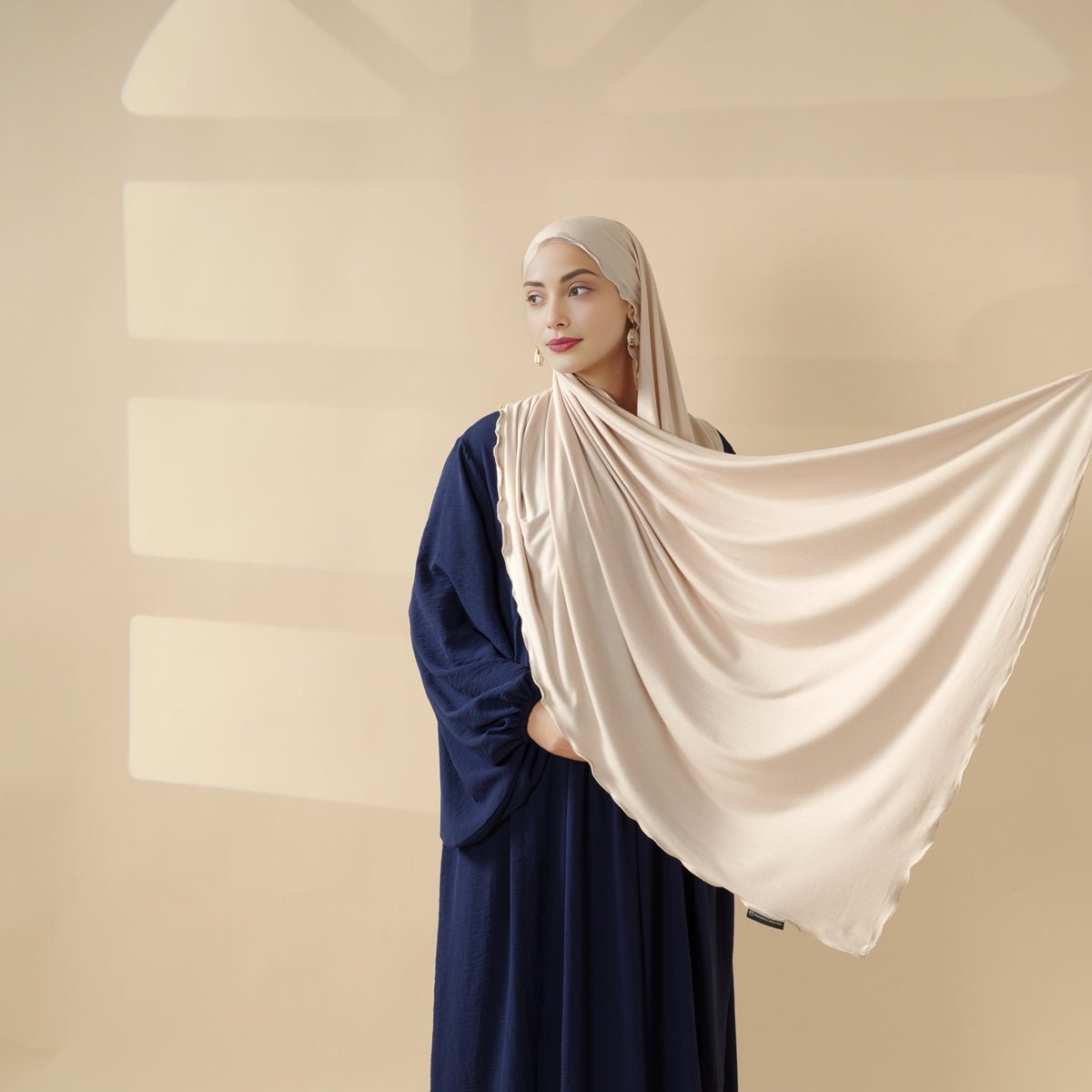 Perfect Hijab for Eid: Premium Modal Jersey Long Scarf – Soft, Breathable & Elegant (MH105), view 5
