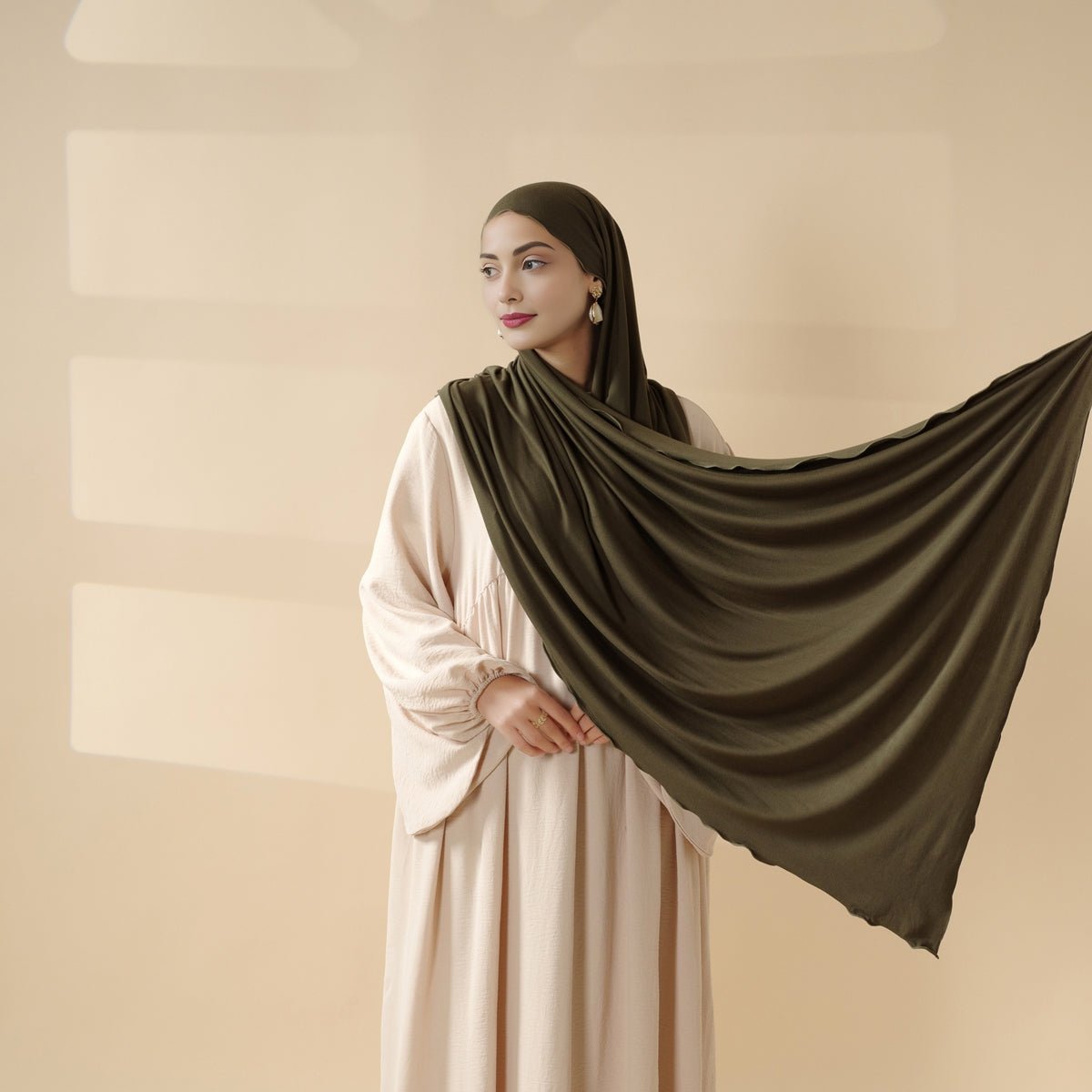 Perfect Hijab for Eid: Premium Modal Jersey Long Scarf – Soft, Breathable & Elegant (MH105), view 7