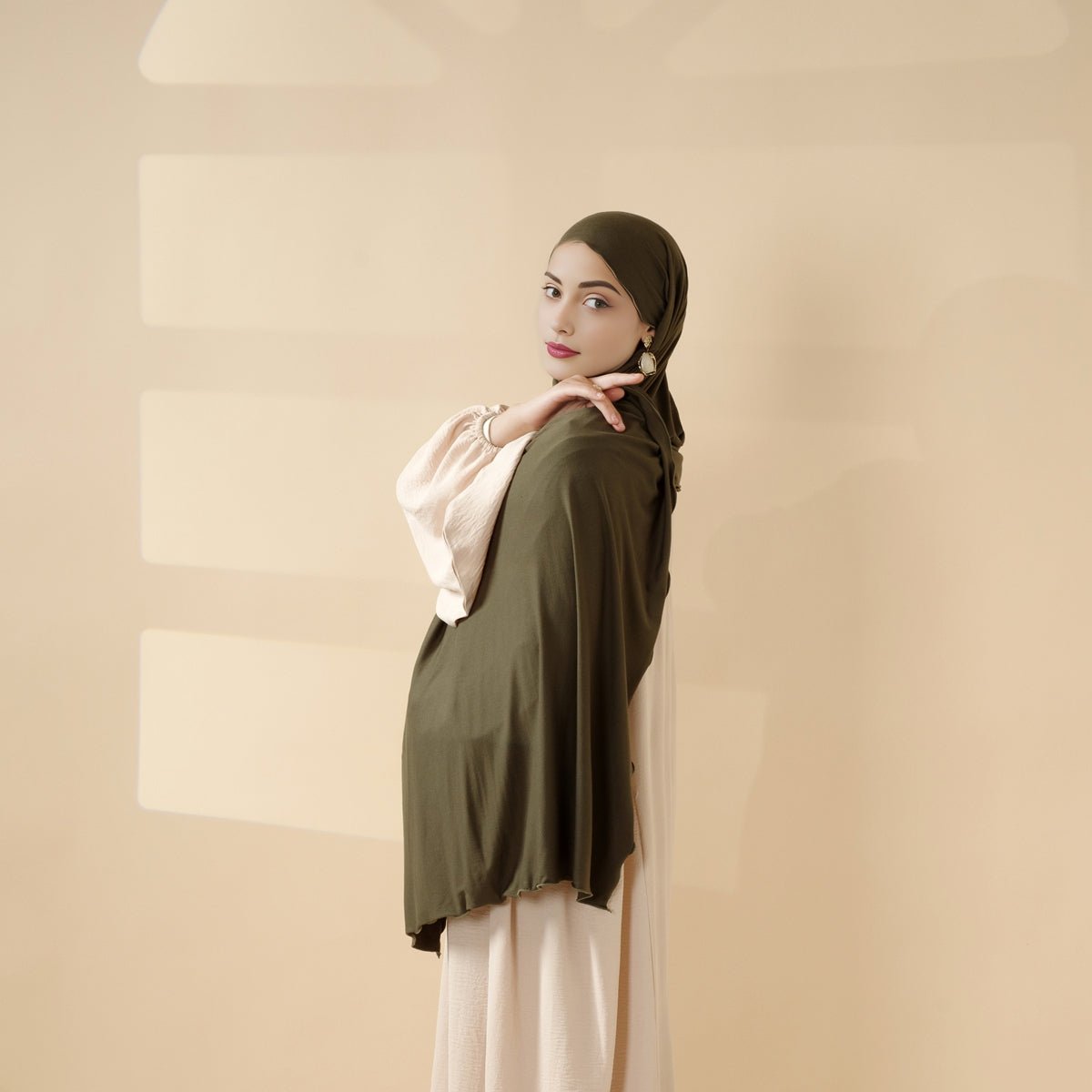 Perfect Hijab for Eid: Premium Modal Jersey Long Scarf – Soft, Breathable & Elegant (MH105), view 8