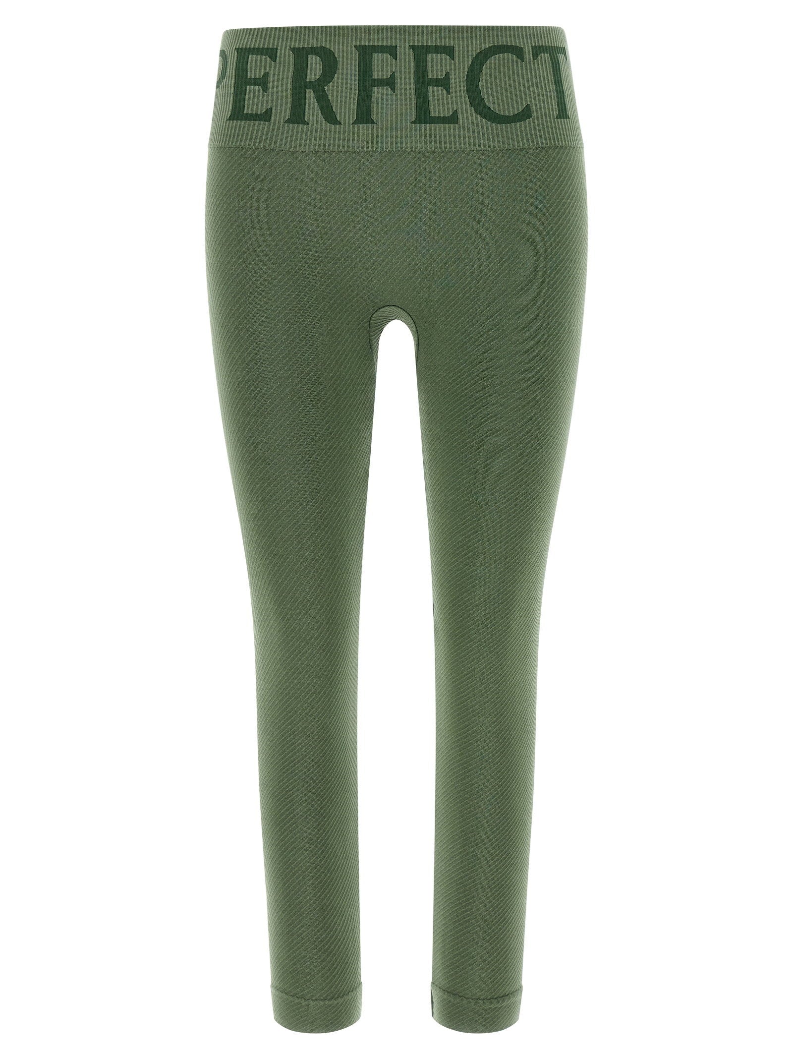 Perfect Moment Thermal Seamless Leggings — Green by Perfect Moment