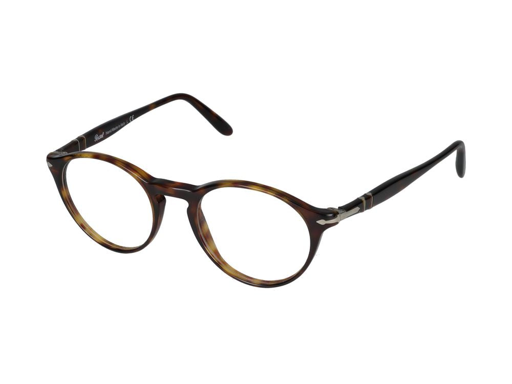 Persol 0PO3092V Round Acetate Frame Eyeglasses — Tortoiseshell by Persol
