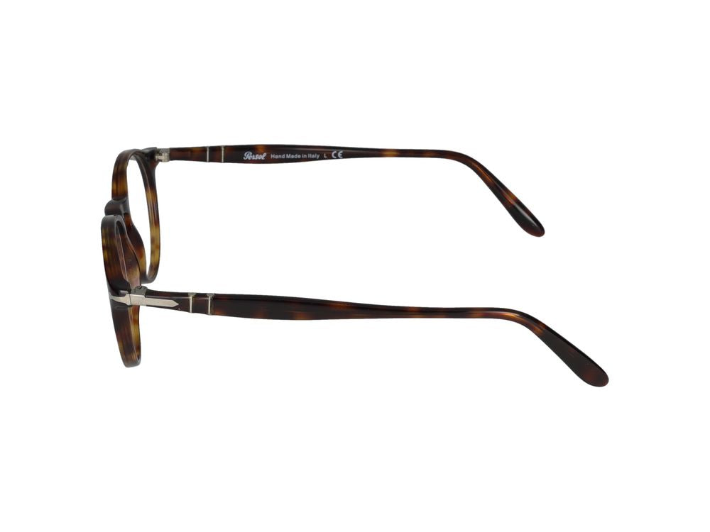 Persol 0PO3092V Round Acetate Frame Eyeglasses — Tortoiseshell, view 2