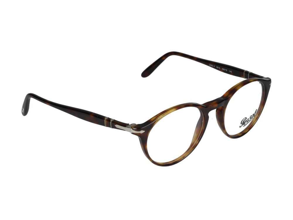 Persol 0PO3092V Round Acetate Frame Eyeglasses — Tortoiseshell, view 3