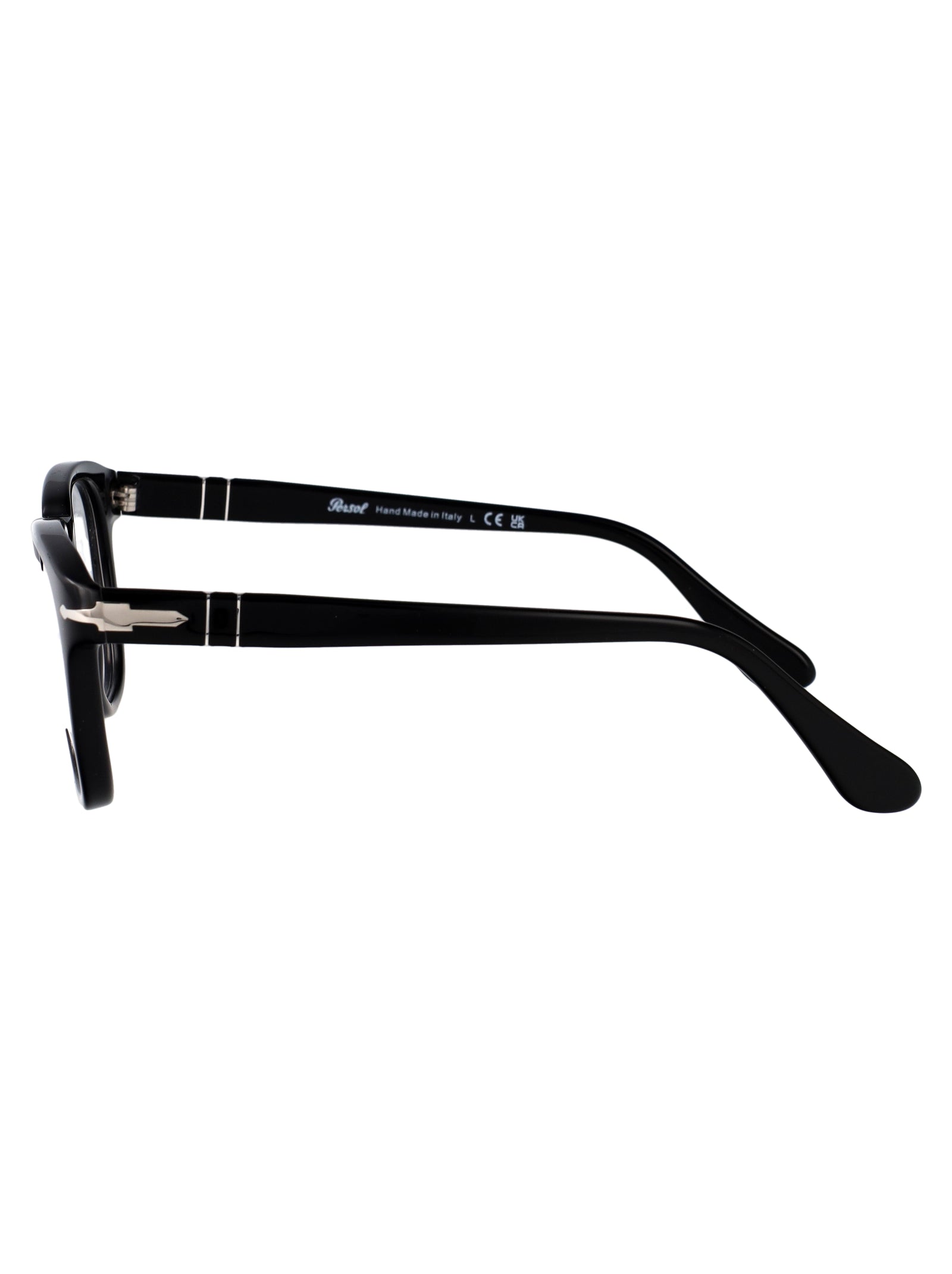 Persol 0PO3376V Black Acetate Eyeglasses — Black, view 3
