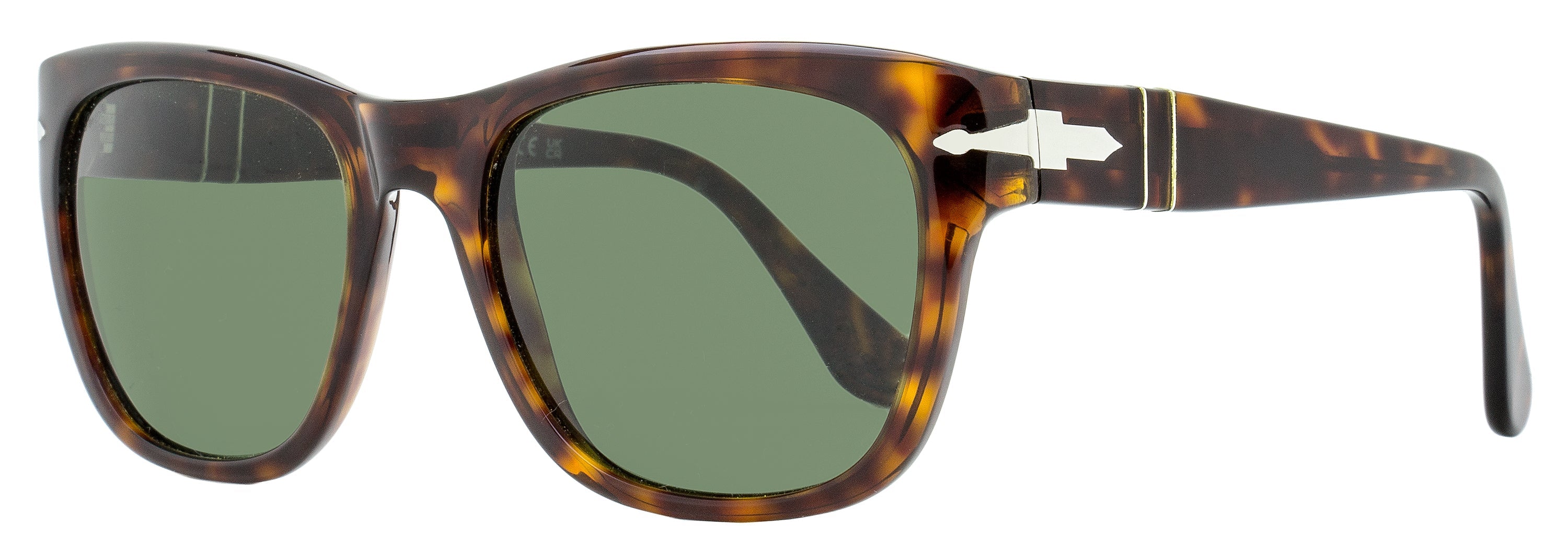 Persol PO3313S Square Acetate Sunglasses — Brown by Persol