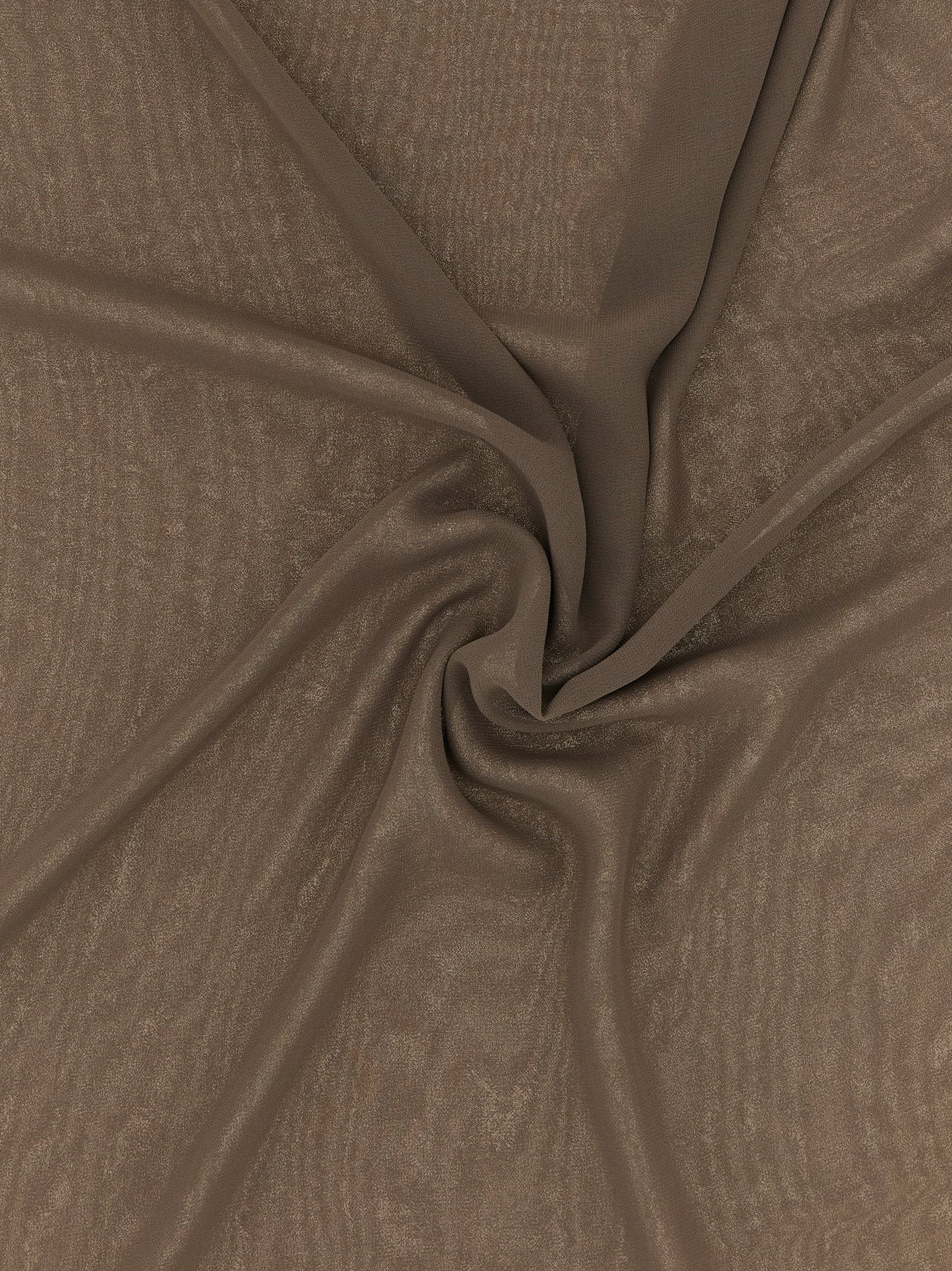 Peserico Georgette with Punto Luce Detail Scarf — Taupe, view 3