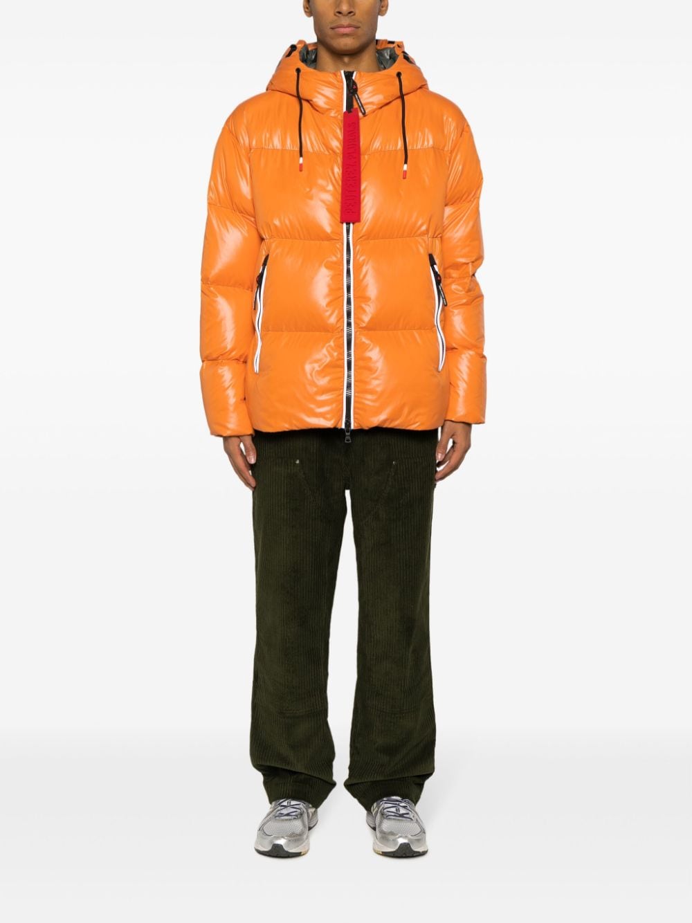 Peuterey Core Down Jacket — Orange, view 2