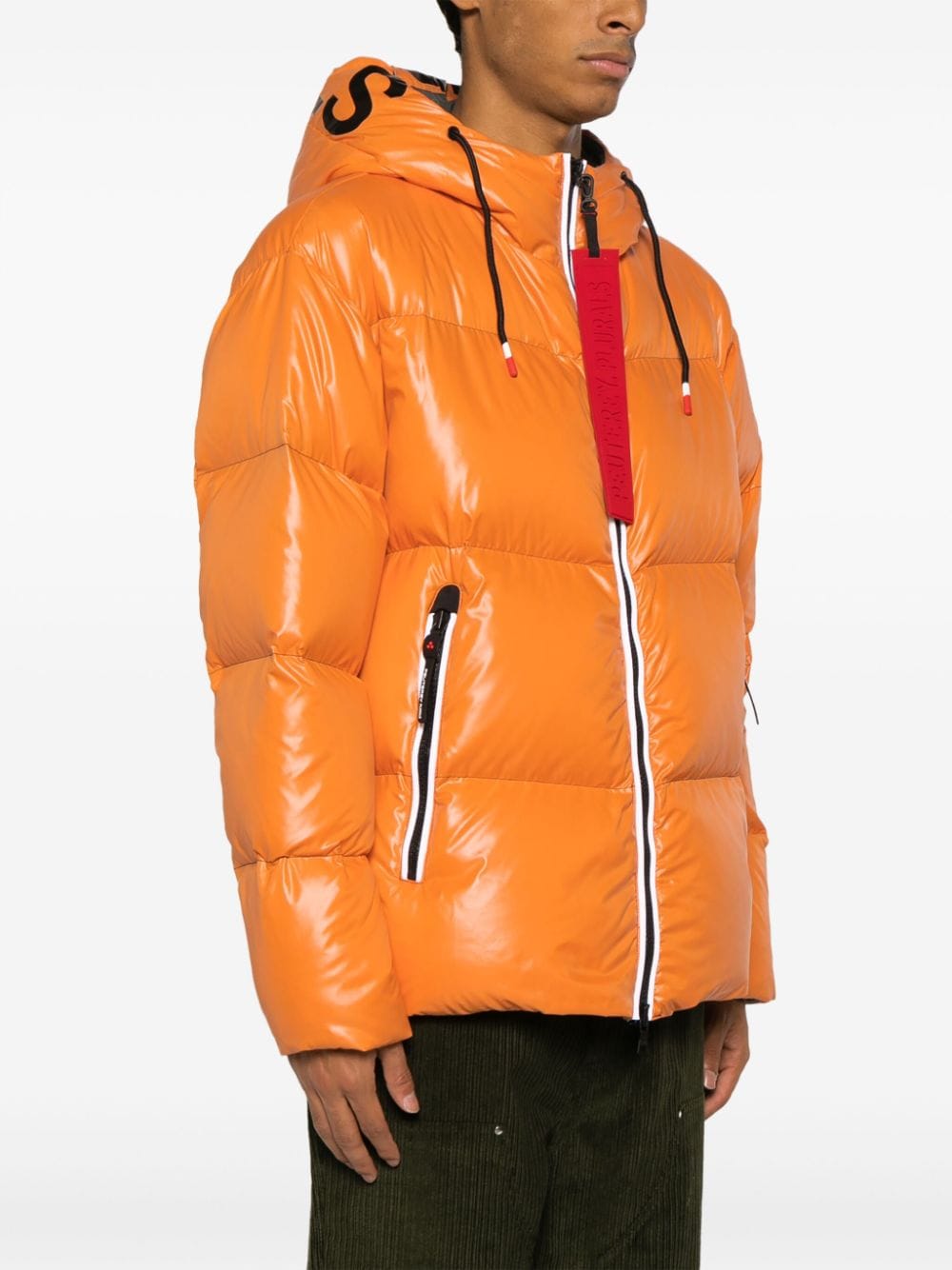 Peuterey Core Down Jacket — Orange, view 3