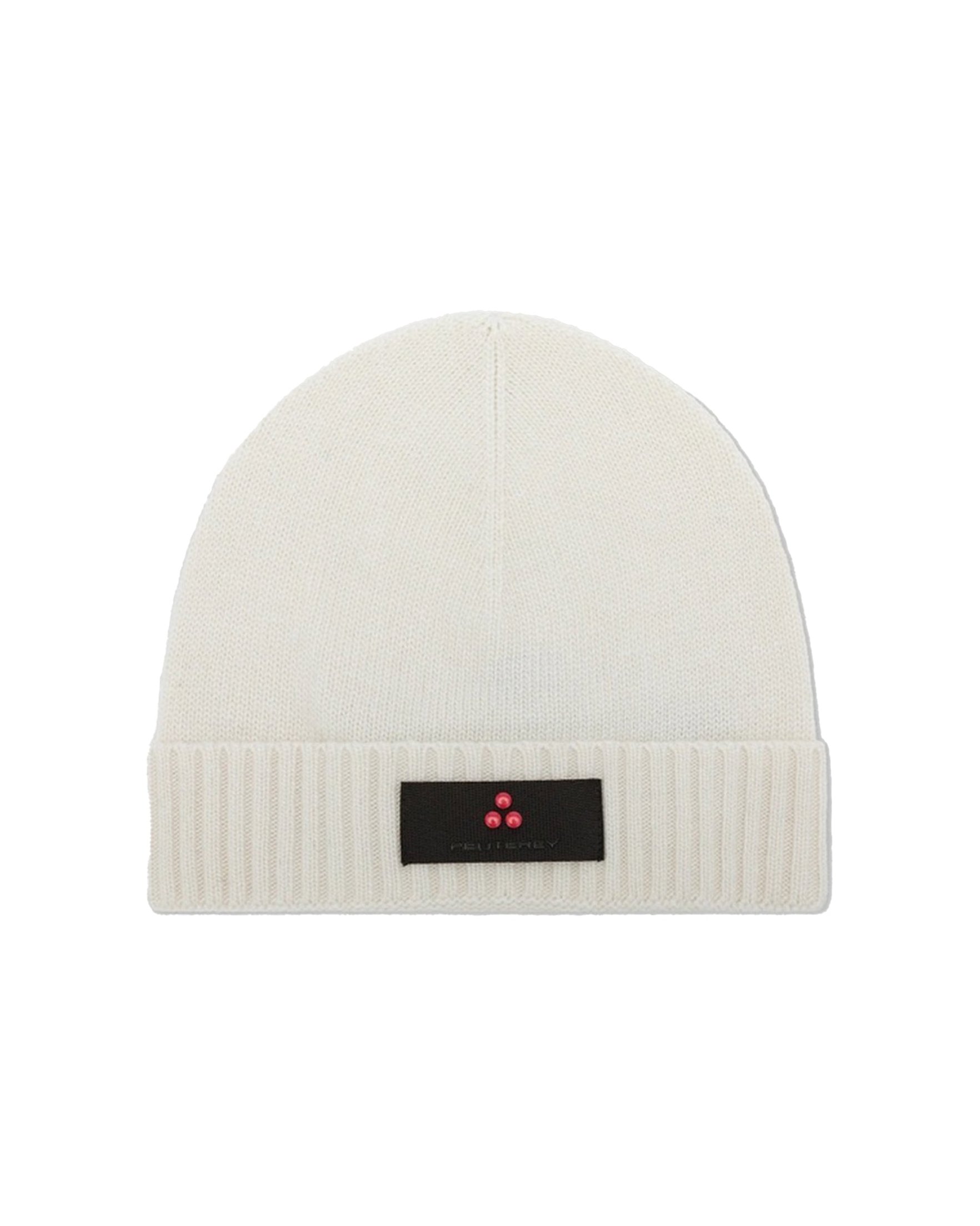 Peuterey PEX0179 Wool and Cashmere Blend Beanie — Beige by Peuterey