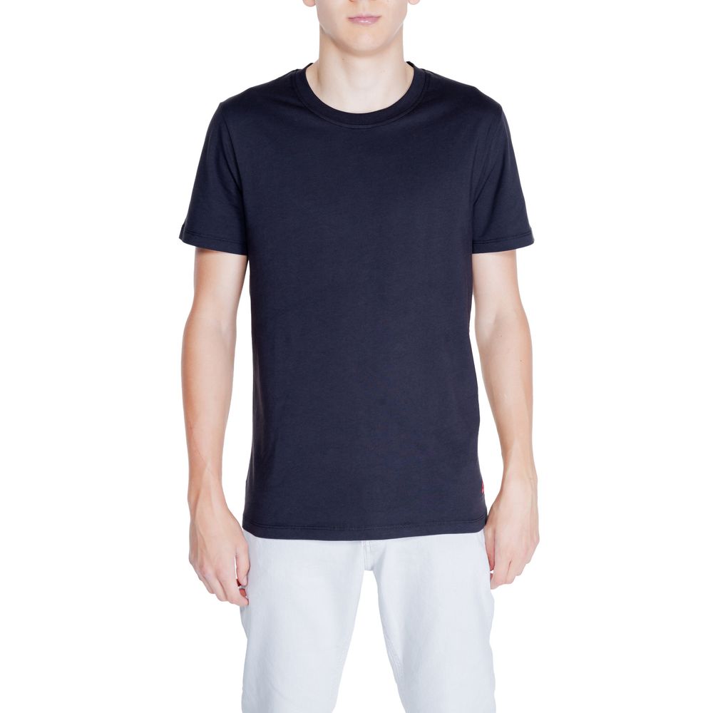 Peuterey Cotton Crew Neck T-Shirt — Navy by Peuterey