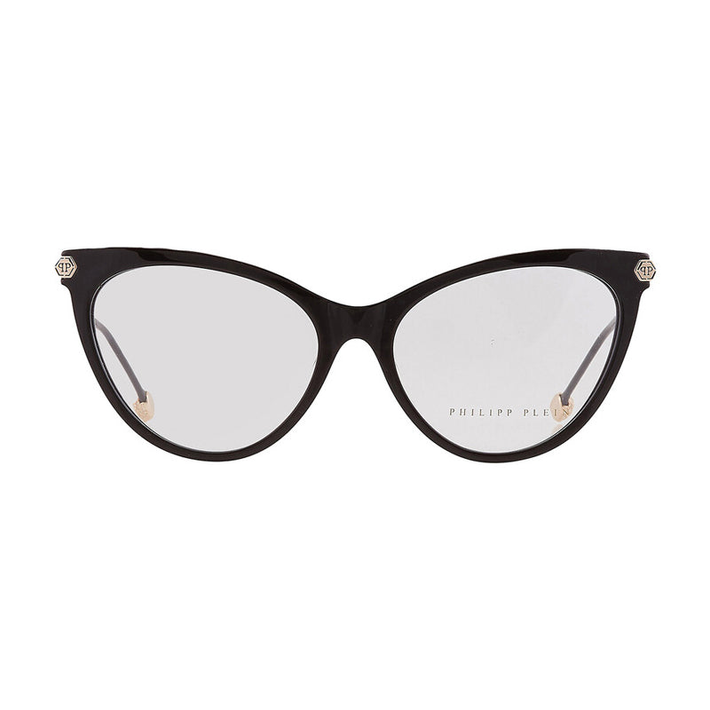 Philipp Plein Cat-Eye Full Rim Eyeglasses — Black, view 2