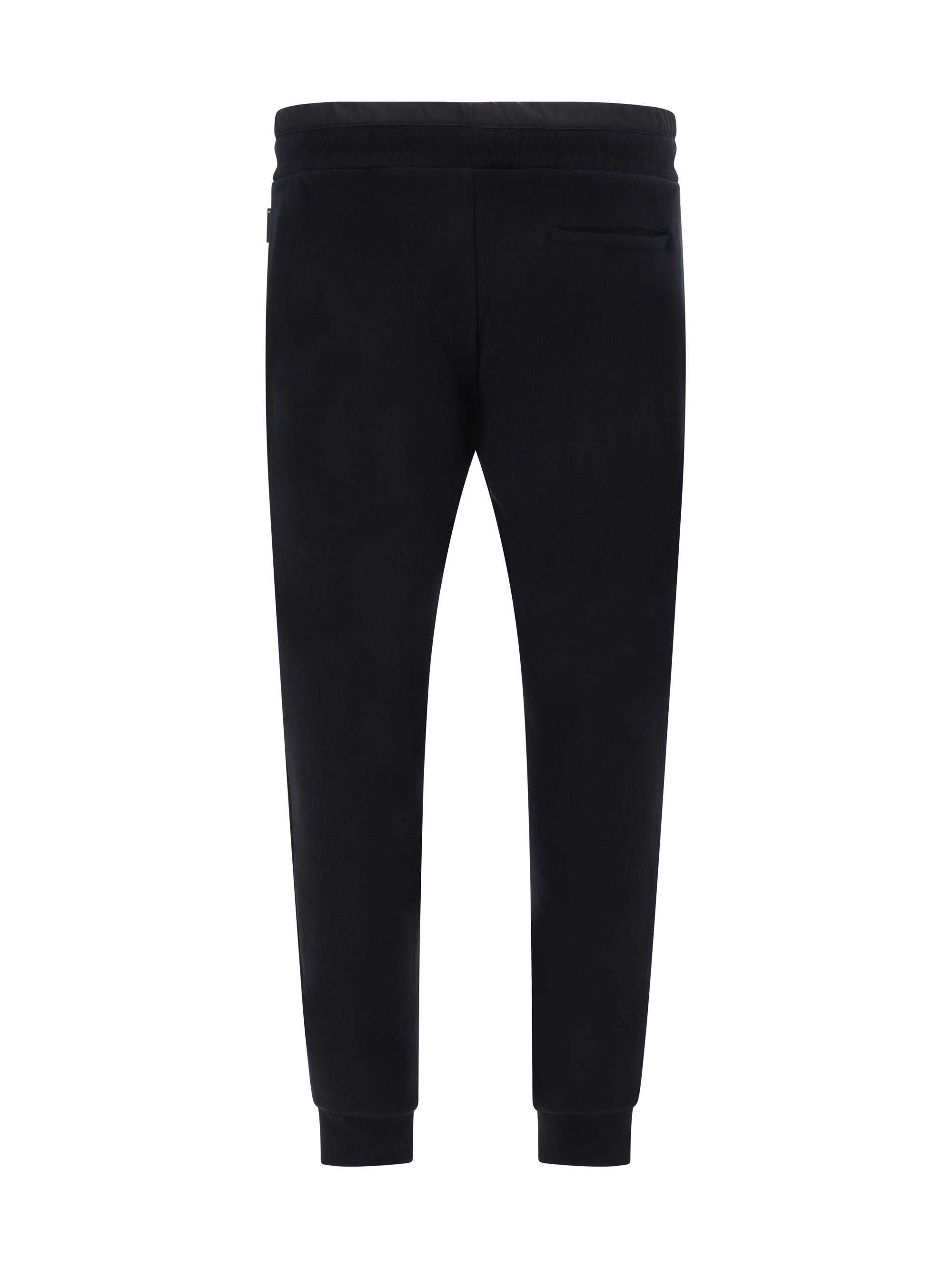 Philipp Plein Cotton Hexagon Embossed Logo Jogger Pants — Black, view 3