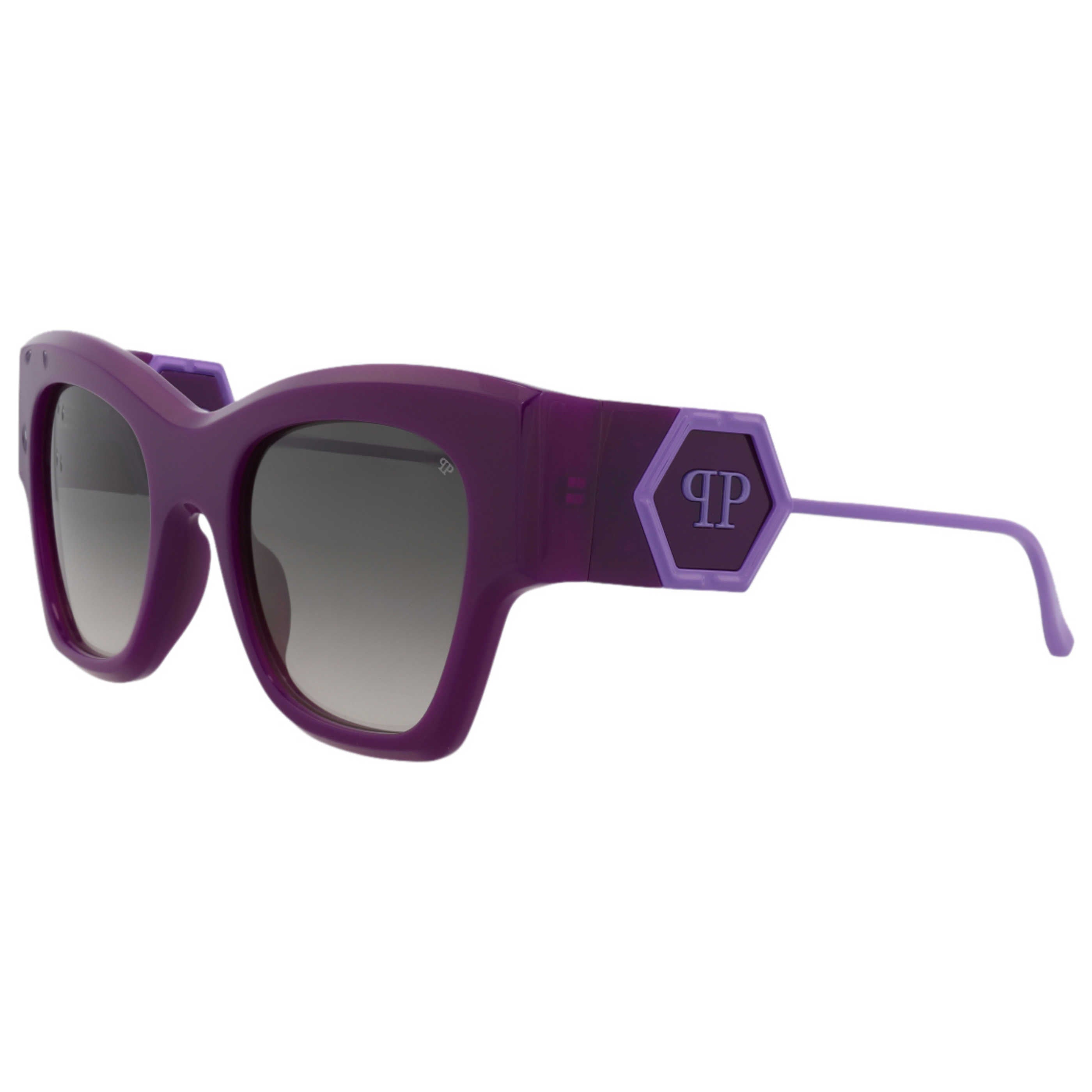 Philipp Plein SPP120M530875 Gradient Lens Sunglasses — Purple by Philipp Plein