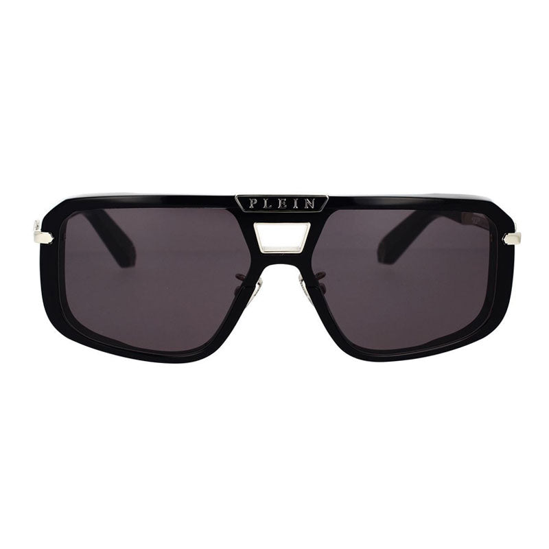 Philipp Plein Aviator Full Rim Sunglasses — Black, view 2