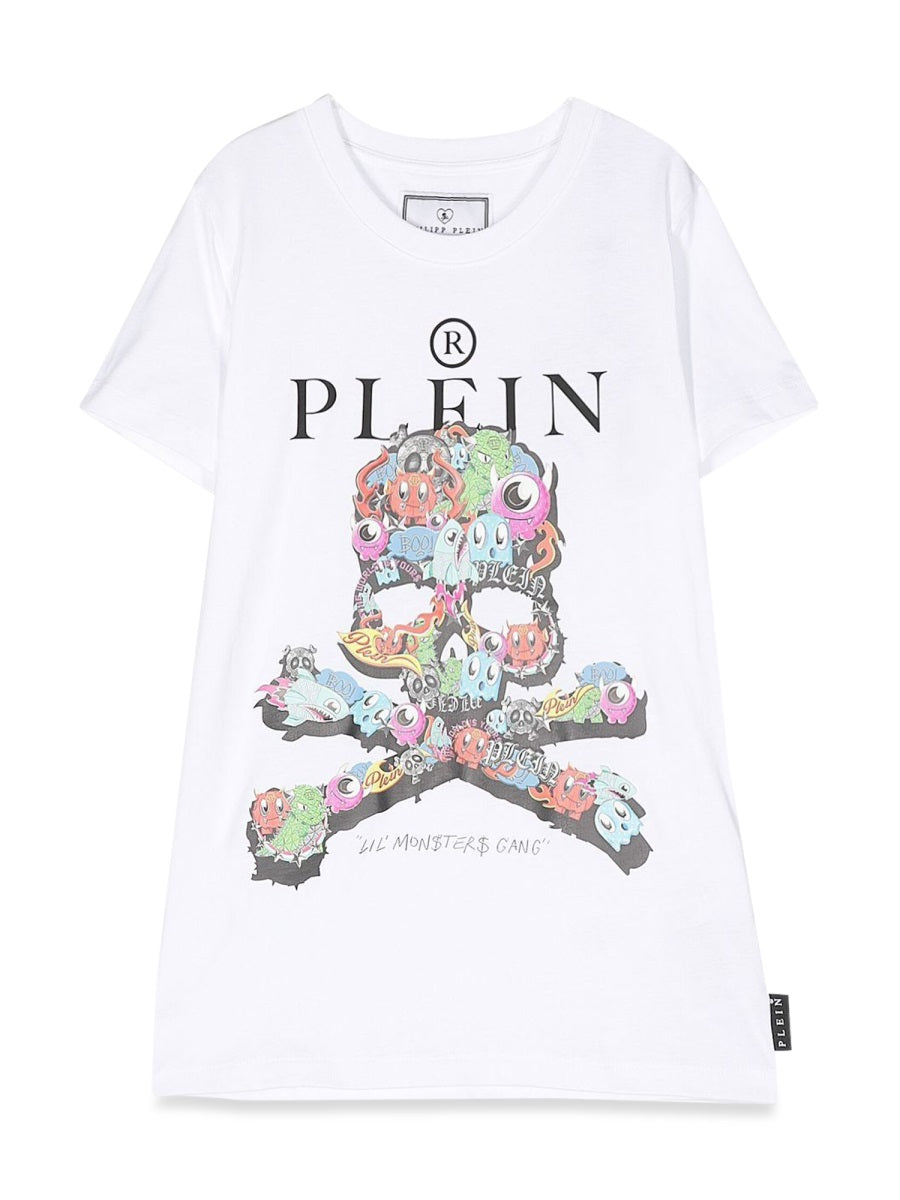 Philipp Plein Skull-Graphic Cotton T-shirt — White by Philipp Plein