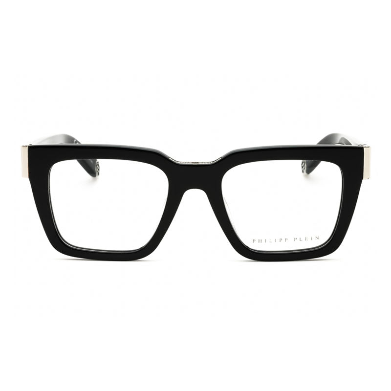 Philipp Plein VPP112M Rectangular Acetate Eyeglasses — Black, view 2
