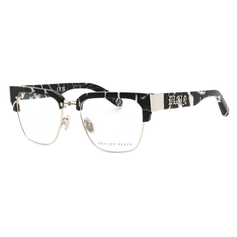 Philipp Plein VPP113M Browline Full Rim Eyeglasses — Black by Philipp Plein