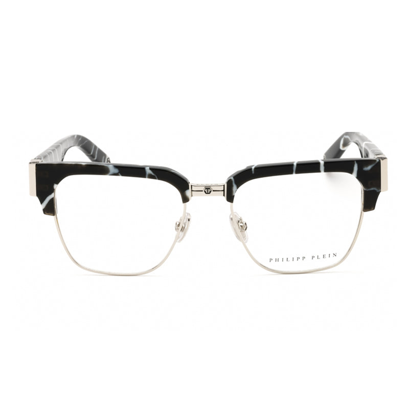 Philipp Plein VPP113M Browline Full Rim Eyeglasses — Black, view 2