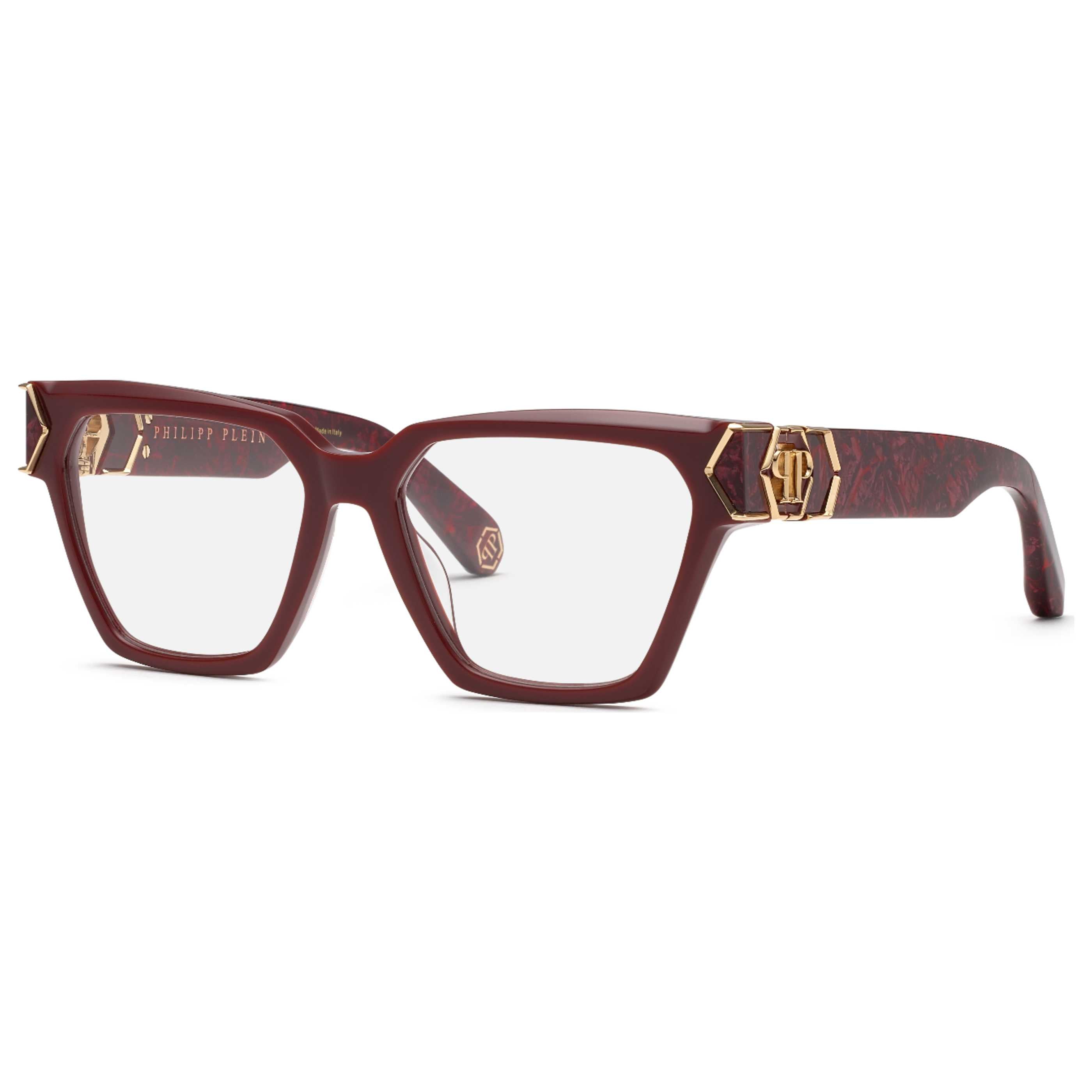 Philipp Plein VPP190M5403G6 Eyeglasses — Burgundy by Philipp Plein