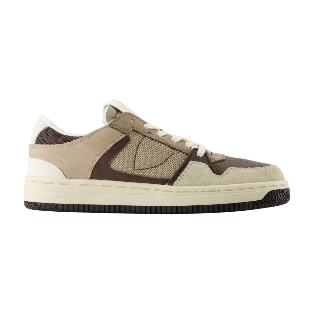 Philippe Model La Grande Low Sneaker — Brown by Philippe Model