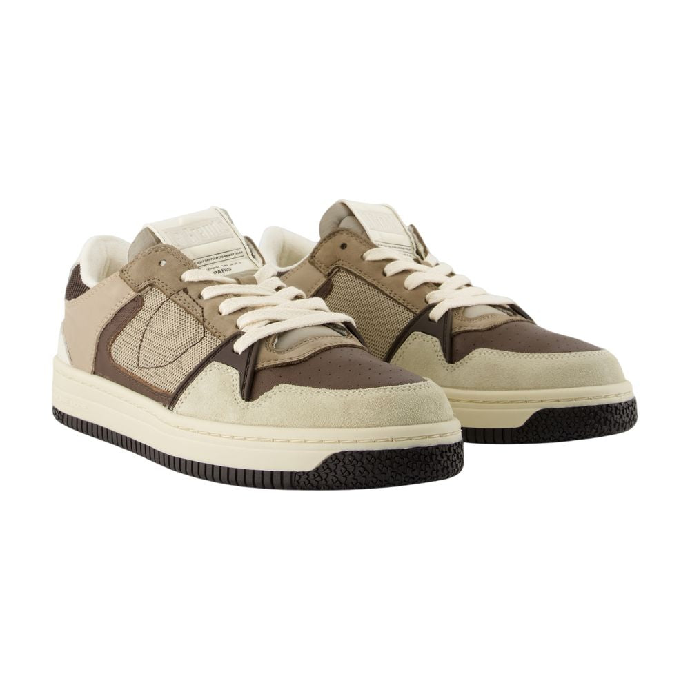 Philippe Model La Grande Low Sneaker — Brown, view 2