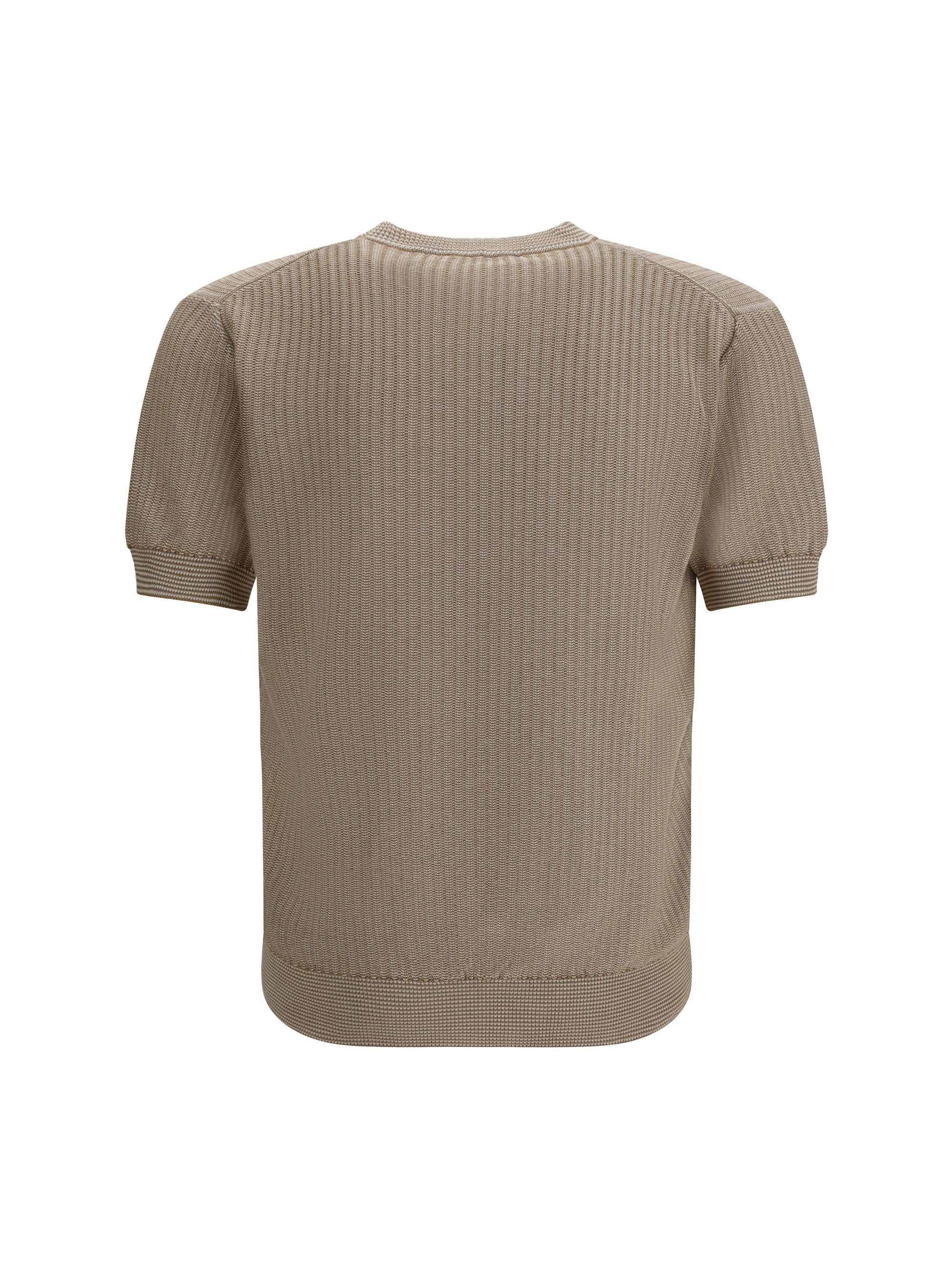 Piacenza Cashmere Cotton-Silk Blend Sweater — Beige by Piacenza Cashmere