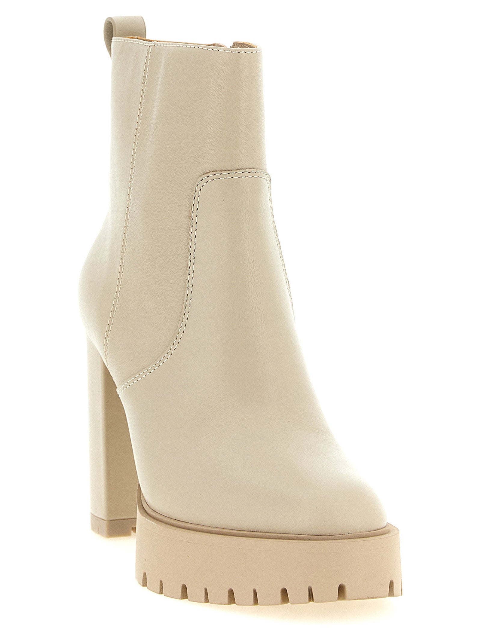 Pinko Ankle Boot — Ivory, view 2