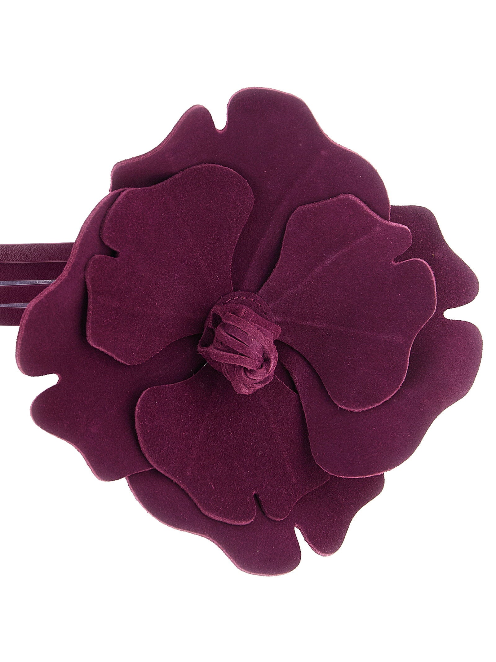 Pinko Flower Belt — Burgundy, view 3