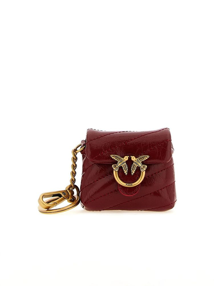 Pinko Love Puff Coin Purse — Red, view 2