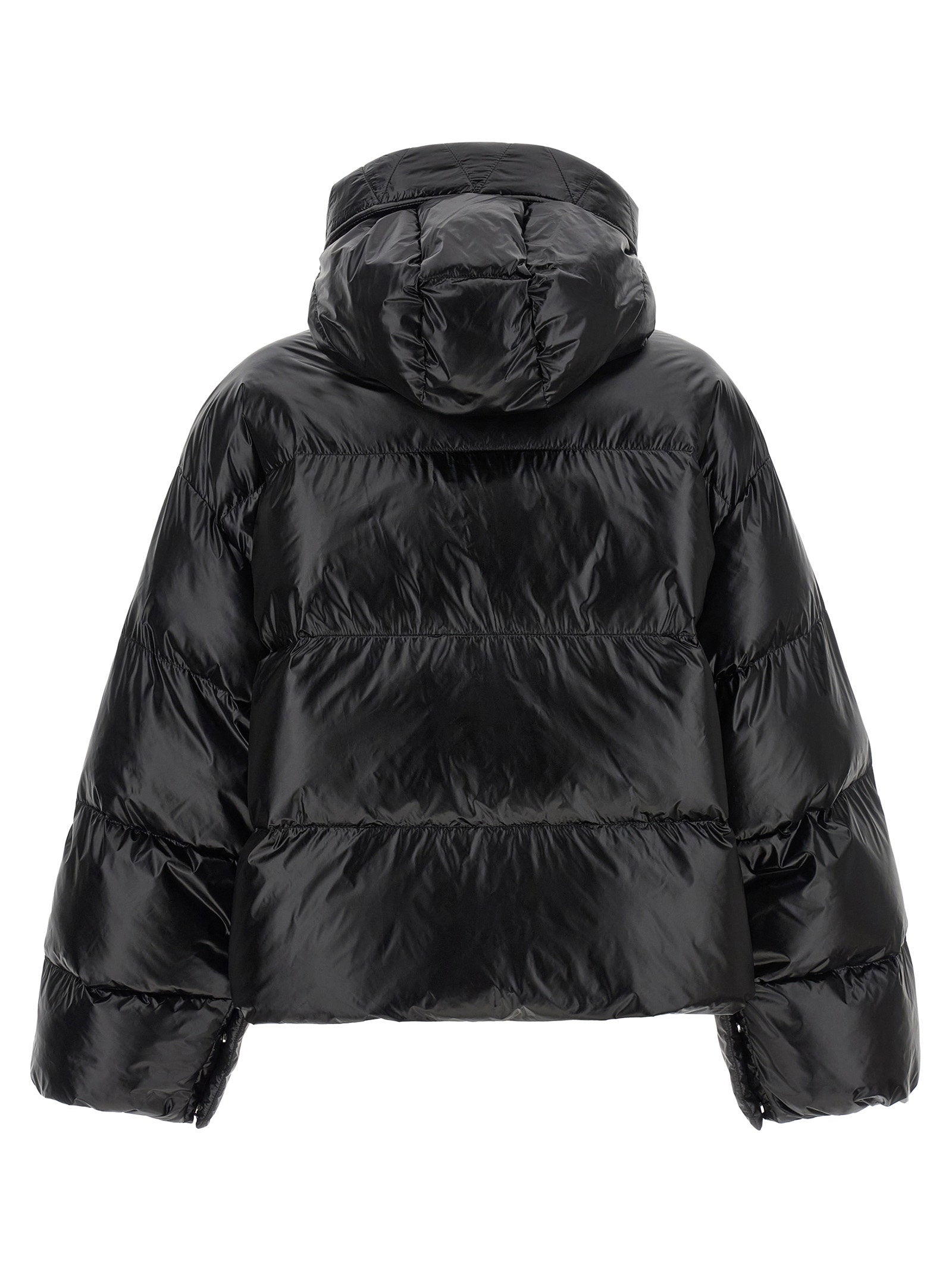 Pinko Impasto Down Jacket — Black, view 2