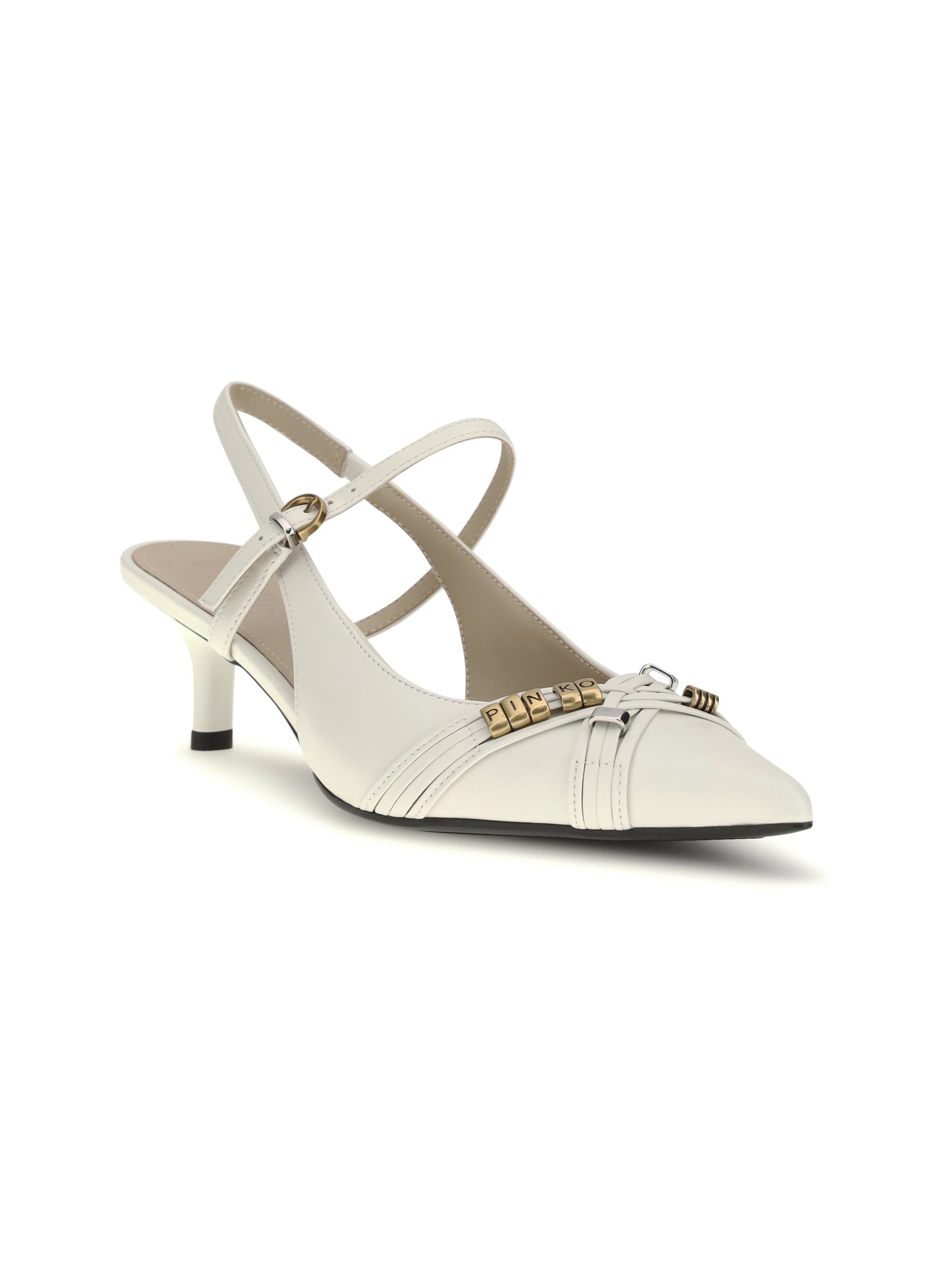 Pinko Gloria 18 Heel — White, view 2