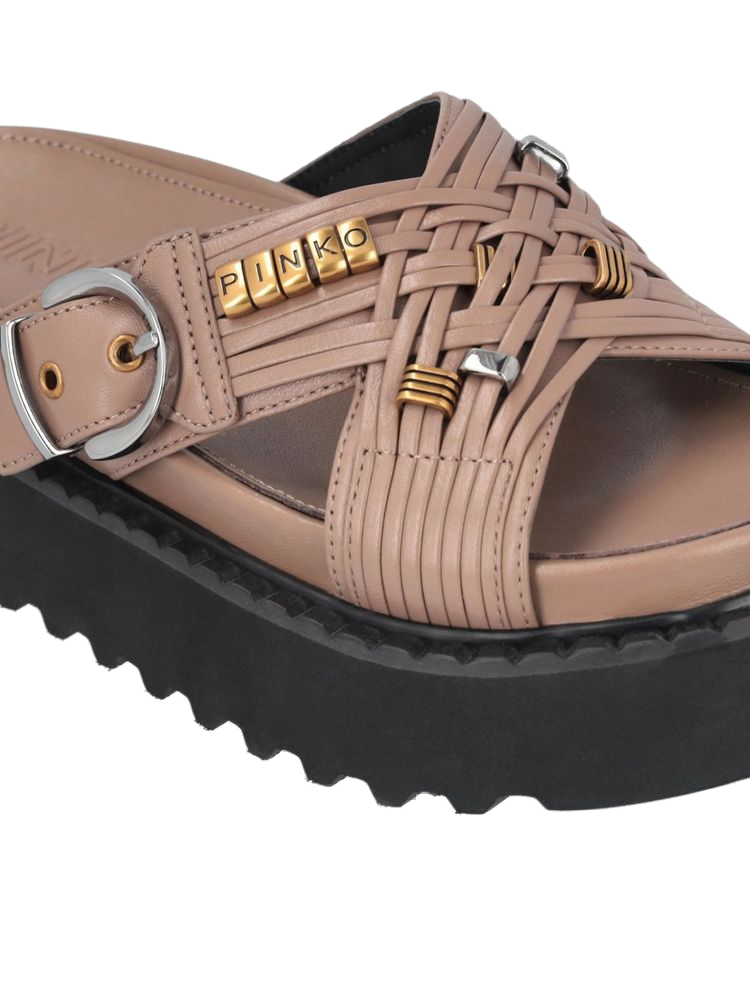 Pinko Kate 09 Sandals — Tabacco, view 4