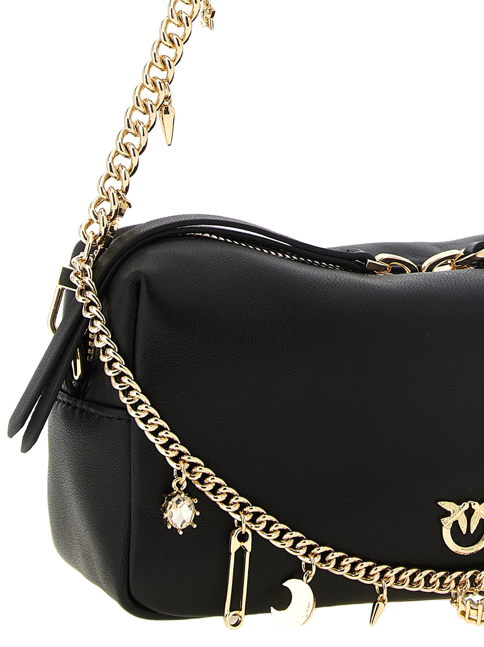 Pinko Shoulder Bag — Black, view 3