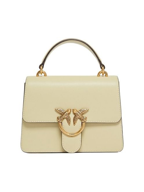 Pinko Leather Shoulder Bag — Yellow by Pinko