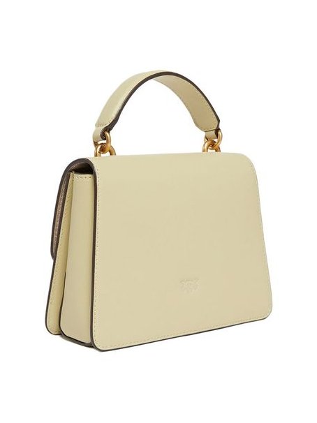 Pinko Leather Shoulder Bag — Yellow, view 2