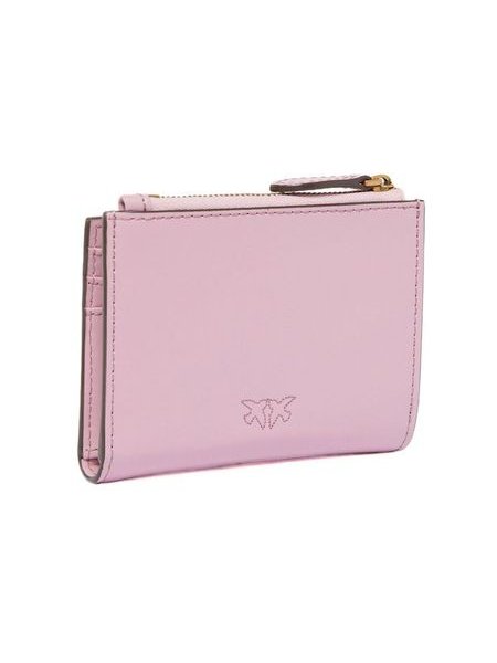 Pinko Logo Plaque Wallet — Pink, view 3