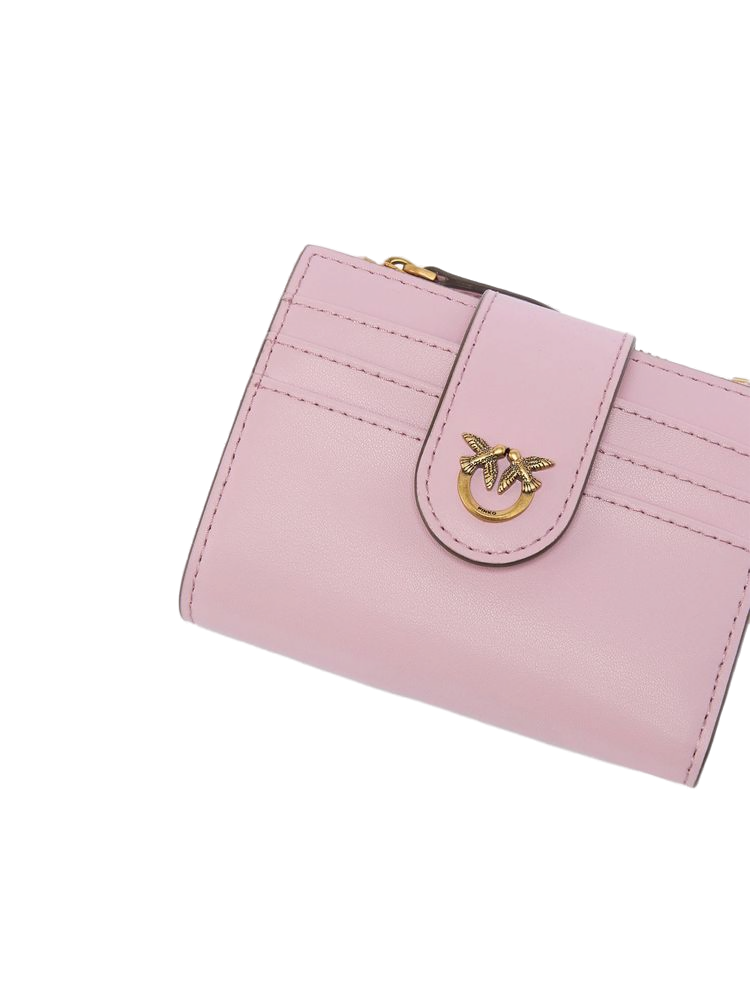 Pinko Logo Plaque Wallet — Pink, view 5