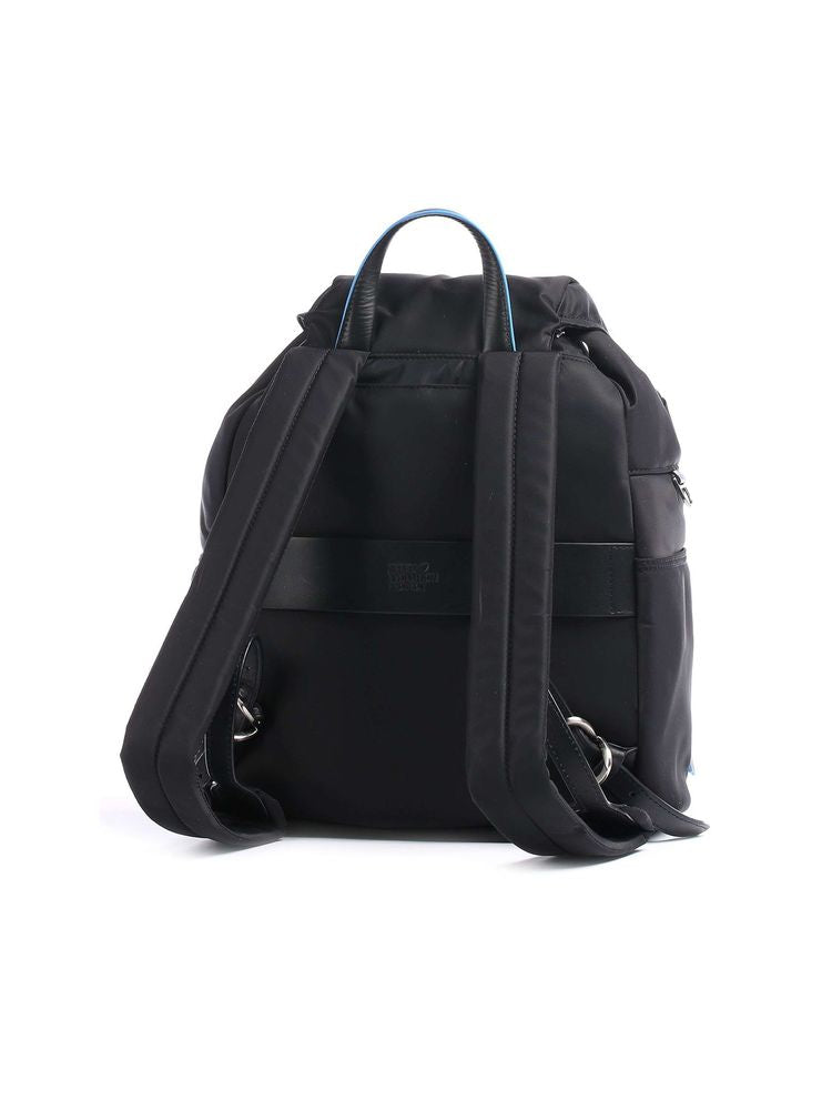 Piquadro Quilted Recycled Nylon Backpack — Black by Piquadro