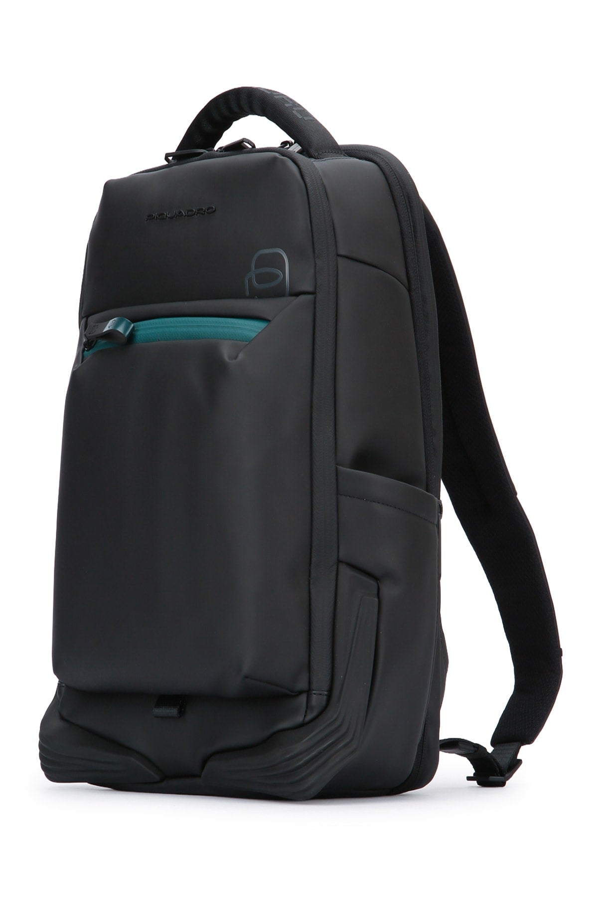 Piquadro Padded Nylon Backpack — Black, view 2